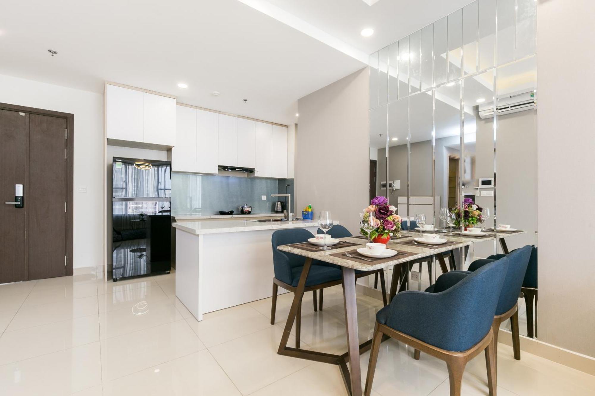 Yo'S Homes Rivergate Apartment Infinity Pool Near District 1 Ho Chi Minh City Bagian luar foto