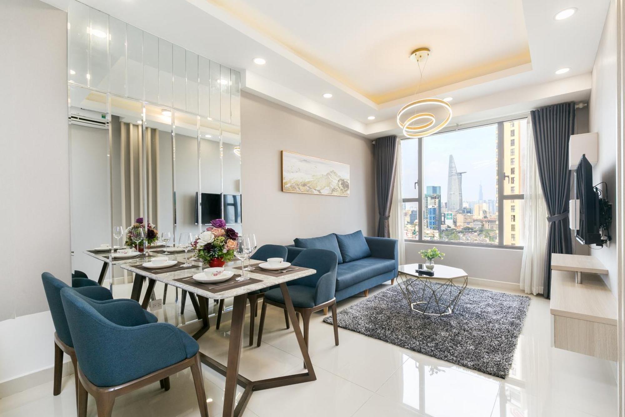 Yo'S Homes Rivergate Apartment Infinity Pool Near District 1 Ho Chi Minh City Bagian luar foto